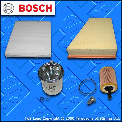 SERVICE KIT for VW POLO (9N) 1.9 TDI BOSCH OIL AIR FUEL CABIN FILTER (2005-2009)
