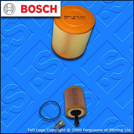 SERVICE KIT for AUDI A6 (C6) 2.0 TDI BOSCH OIL AIR FILTERS SUMP PLUG (2004-2011)