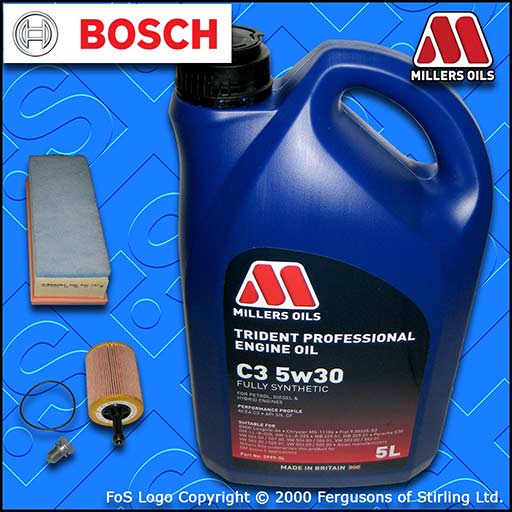 SERVICE KIT AUDI A5 (8F/8T) 2.0 TDI CAG CAH CME OIL AIR FILTERS +OIL (2008-2012)