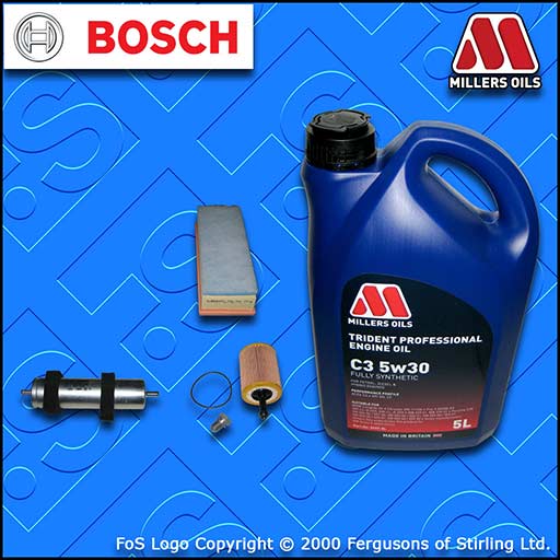 SERVICE KIT AUDI A5 (8F/8T) 2.0 TDI CAG CAH CME OIL AIR FUEL FILTERS +OIL 08-12