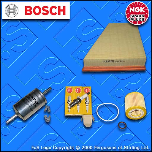 SERVICE KIT for VW FOX 1.2 BMD OIL AIR FUEL FILTERS SPARK PLUGS (2005-2007)