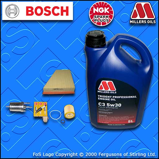 SERVICE KIT VW POLO 9N 1.2 6V PETROL BBM OIL AIR FUEL FILTER PLUGS+OIL 2007 ONLY