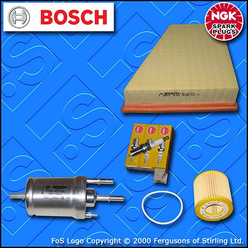 SERVICE KIT for VW POLO (9N) 1.2 6V PETROL BBM OIL AIR FUEL FILTER PLUGS (07-09)