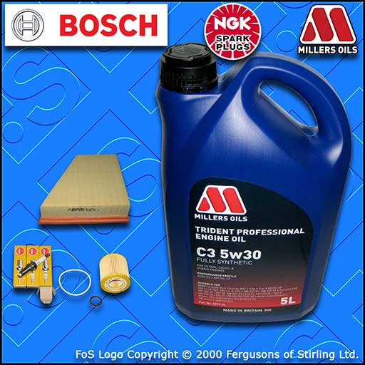 SERVICE KIT for VW FOX 1.2 BMD OIL AIR FILTERS SPARK PLUGS +LL OIL (2005-2007)