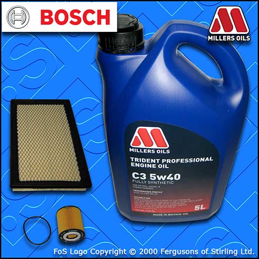 SERVICE KIT for MINI COOPER S 1.6 PETROL R52 R53 OIL AIR FILTER +OIL (2002-2007)