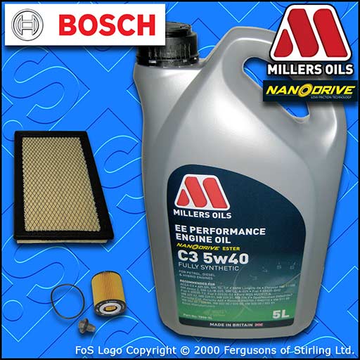 SERVICE KIT for MINI COOPER S 1.6 PETROL R52 R53 OIL AIR FILTER +OIL (2002-2007)