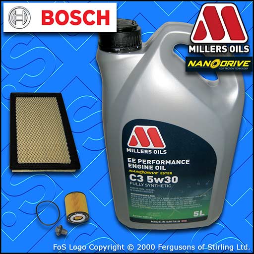 SERVICE KIT for MINI COOPER S 1.6 PETROL R52 R53 OIL AIR FILTER +OIL (2002-2007)