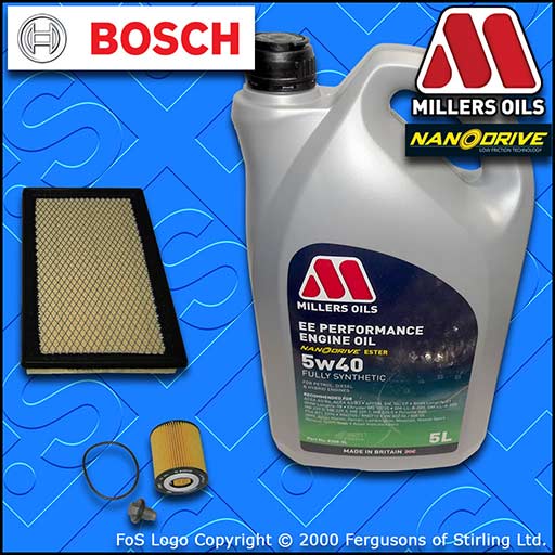 SERVICE KIT for MINI COOPER S 1.6 PETROL R52 R53 OIL AIR FILTER +OIL (2002-2007)