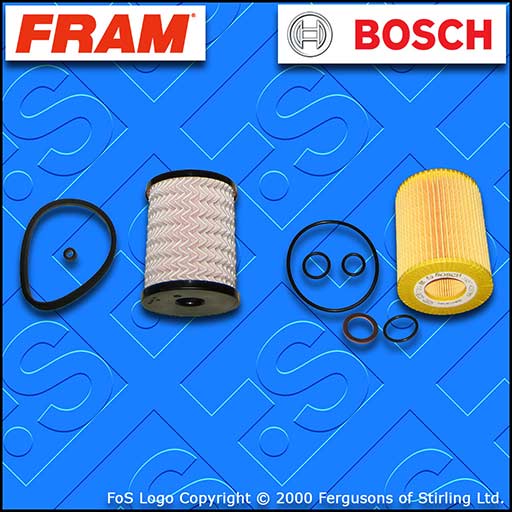 SERVICE KIT for OPEL VAUXHALL COMBO C 1.7 CDTI OIL FUEL FILTERS (2004-2011)
