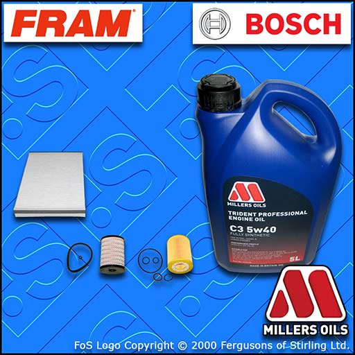 SERVICE KIT OPEL VAUXHALL ASTRA H MK5 1.7 CDTI DTL DTH OIL FUEL CABIN FILTER+OIL