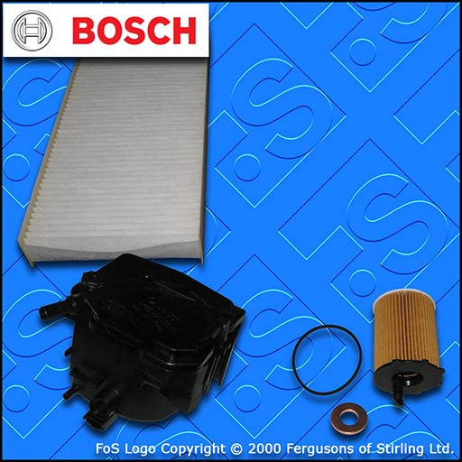 SERVICE KIT for CITROEN DISPATCH 1.6 HDI 16V OIL FUEL CABIN FILTERS (2007-2016)