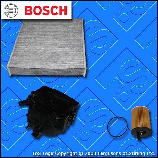 SERVICE KIT for FORD FUSION (B226) 1.6 TDCI OIL FUEL CABIN FILTERS (2004-2012)