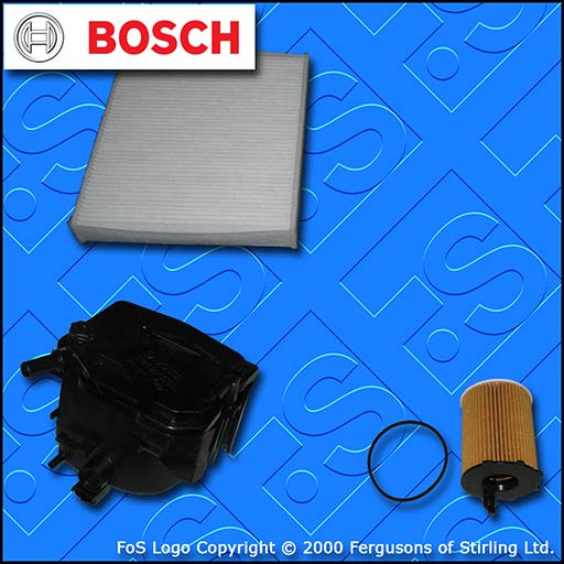SERVICE KIT for FORD FOCUS C-MAX 1.6 TDCI OIL FUEL CABIN FILTERS (2003-2005)