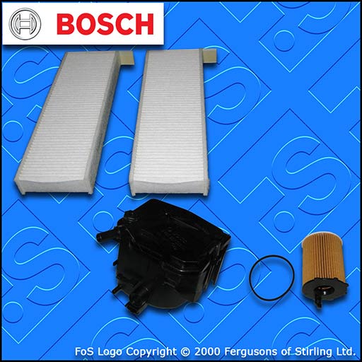 SERVICE KIT for PEUGEOT 3008 1.6 HDI DV6TED4 OIL FUEL CABIN FILTERS (2009-2016)
