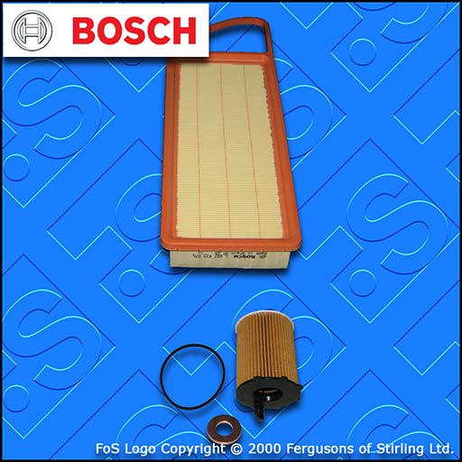 SERVICE KIT for CITROEN C1 1.4 HDI BOSCH OIL AIR FILTERS (2005-2014)
