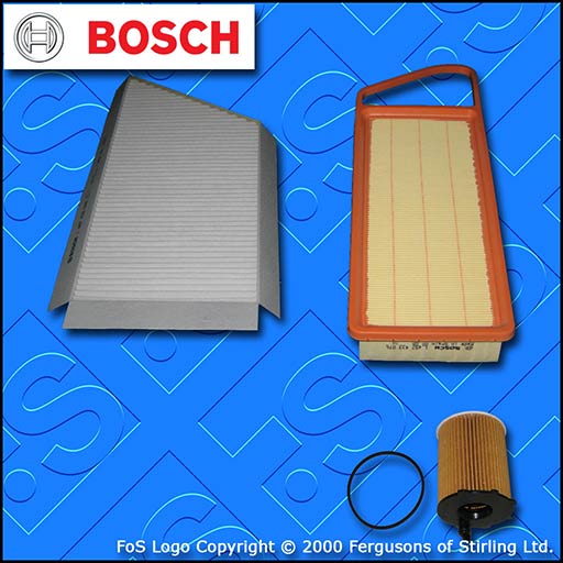 SERVICE KIT for PEUGEOT 206 1.4 HDI 8V OIL AIR CABIN FILTERS (2002-2007)