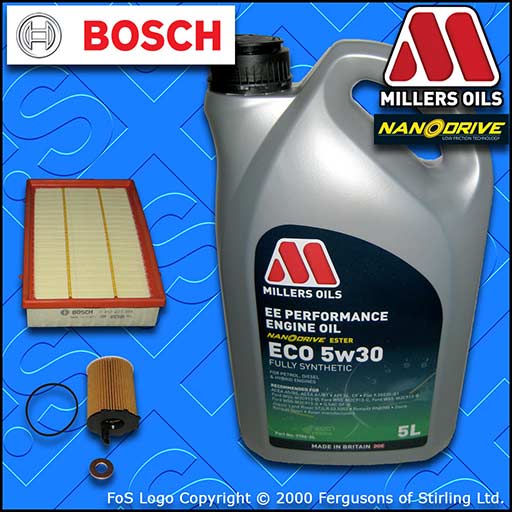 SERVICE KIT for FORD FOCUS MK2 1.6 TDCI OIL AIR FILTERS +EE ECO OIL (2004-2007)