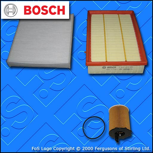 SERVICE KIT for FORD FOCUS MK2 1.6 TDCI BOSCH OIL AIR CABIN FILTERS (2004-2007)