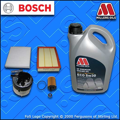 SERVICE KIT for FORD FOCUS MK2 1.6 TDCI OIL AIR FUEL CABIN FILTER +OIL 2005-2007