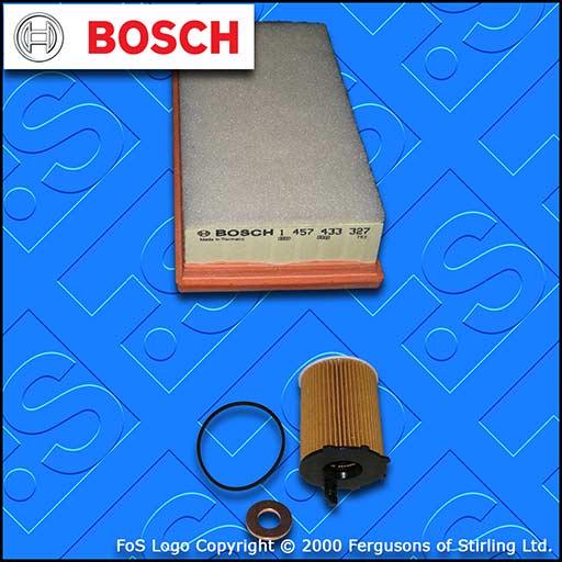 SERVICE KIT for PEUGEOT 407 1.6 HDI BOSCH OIL AIR FILTERS (2004-2010)