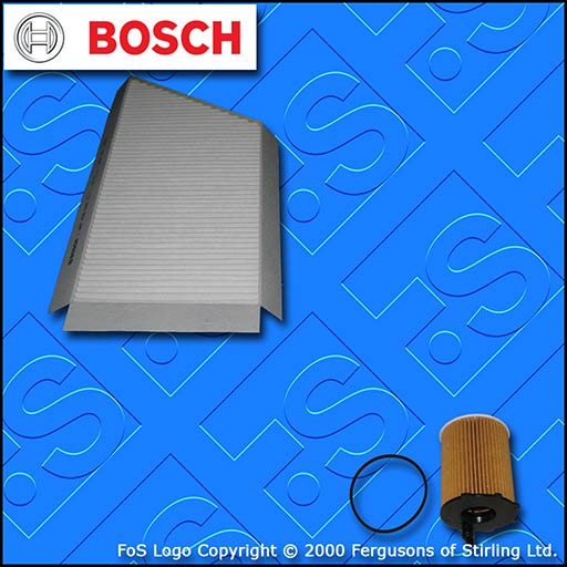 SERVICE KIT for PEUGEOT 206 1.6 HDI CC SW OIL CABIN FILTERS (2004-2007)