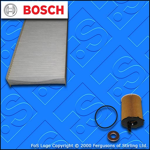 SERVICE KIT for TOYOTA PROACE 1.6 D BOSCH OIL CABIN FILTERS (2013-2016)