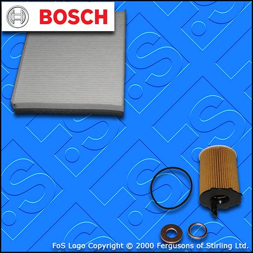 SERVICE KIT for FORD FOCUS MK3 1.5 TDCI BOSCH OIL CABIN FILTERS (2014-2018)