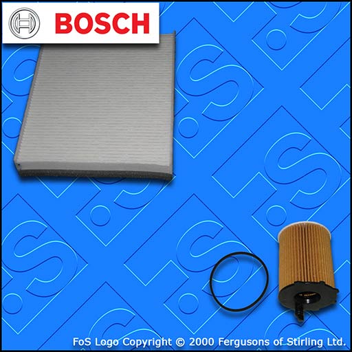SERVICE KIT for FORD FOCUS MK3 1.6 TDCI BOSCH OIL CABIN FILTERS (2010-2017)