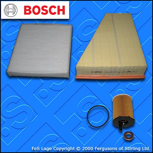 SERVICE KIT for FORD S-MAX 1.6 TDCI BOSCH OIL AIR CABIN FILTERS (2011-2014)