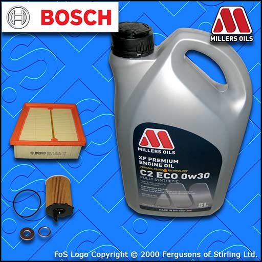 SERVICE KIT for FORD B-MAX 1.5 TDCI OIL AIR FILTERS +0w30 OIL (2015-2019)