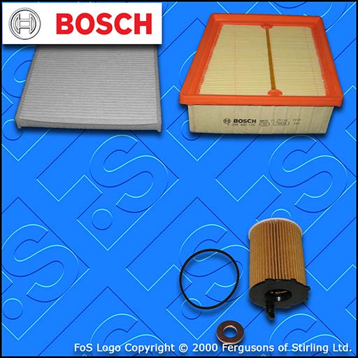 SERVICE KIT for FORD B-MAX 1.6 TDCI BOSCH OIL AIR CABIN FILTERS (2012-2015)