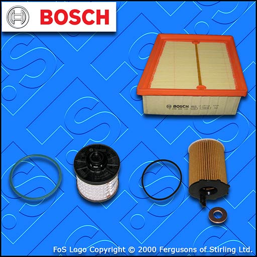 SERVICE KIT for FORD B-MAX 1.5 TDCI BOSCH OIL AIR FUEL FILTERS (2015-2019)