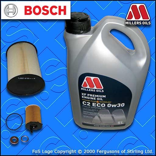 SERVICE KIT for FORD C-MAX 1.5 TDCI OIL AIR FILTERS +0w30 OIL (2015-2019)