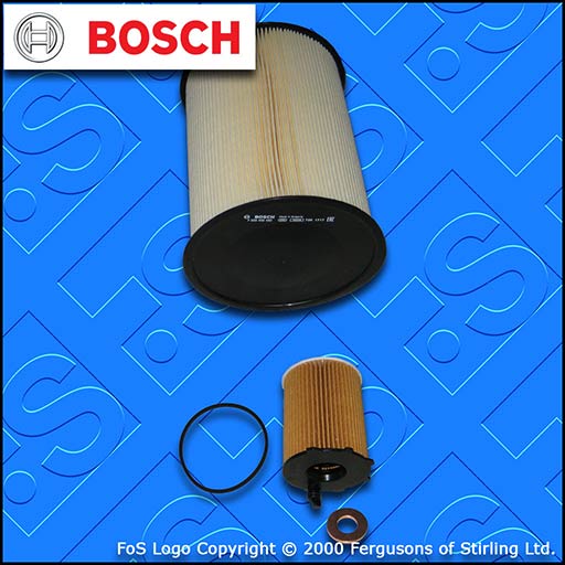 SERVICE KIT for VOLVO C30 1.6 D D2 BOSCH OIL AIR FILTERS (2007-2012)