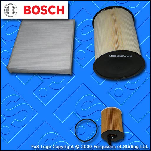 SERVICE KIT for FORD FOCUS MK2 1.6 TDCI BOSCH OIL AIR CABIN FILTERS (2007-2012)
