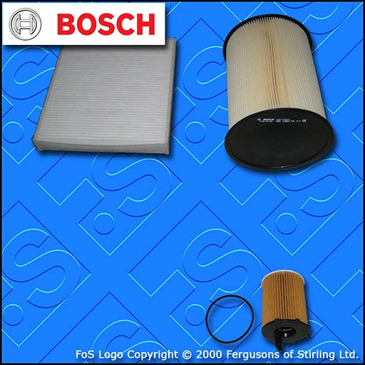 SERVICE KIT for FORD C-MAX 1.6 TDCI BOSCH OIL AIR CABIN FILTERS (2007-2010)