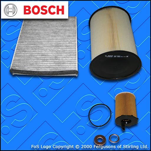 SERVICE KIT for FORD FOCUS MK3 1.5 TDCI BOSCH OIL AIR CABIN FILTERS (2014-2018)
