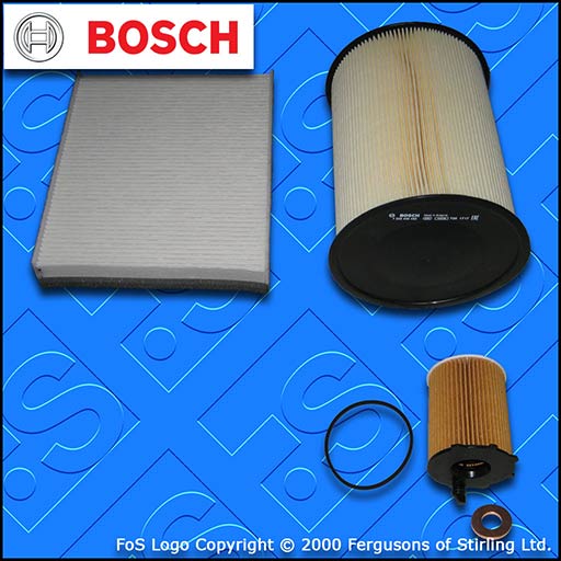 SERVICE KIT for FORD C-MAX 1.5 TDCI BOSCH OIL AIR CABIN FILTERS (2015-2019)