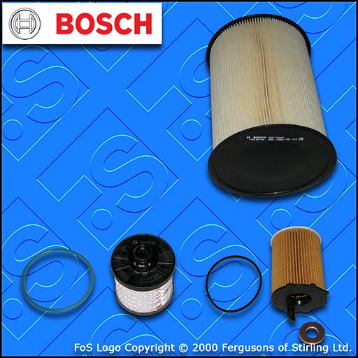 SERVICE KIT for FORD KUGA 1.5 TDCI BOSCH OIL AIR FUEL FILTERS (2016-2019)