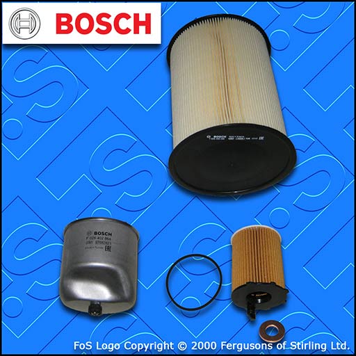 SERVICE KIT for VOLVO C30 1.6 D2 BOSCH OIL AIR FUEL FILTERS (2010-2012)
