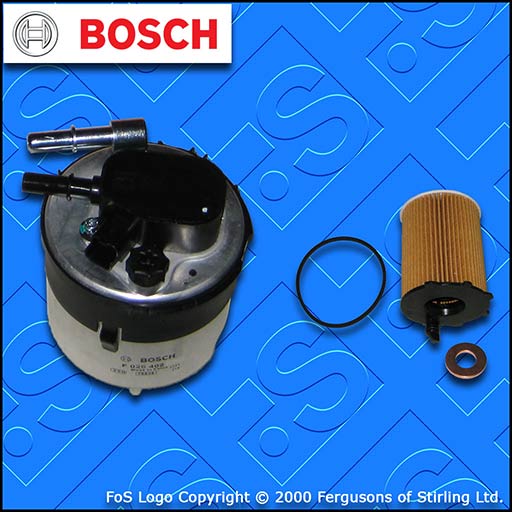 SERVICE KIT for VOLVO C30 1.6 D BOSCH OIL FUEL FILTERS (2006-2011)