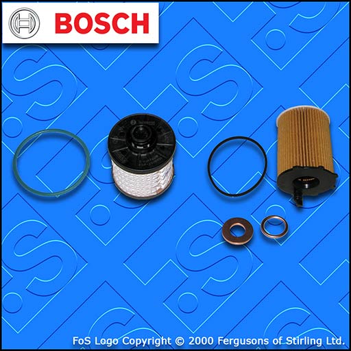 SERVICE KIT FORD FOCUS MK3 1.5 TDCI BOSCH OIL FUEL FILTERS (2014-2018)