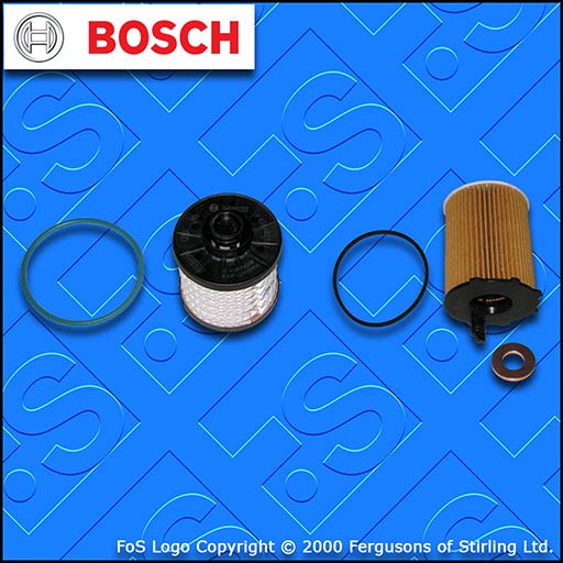 SERVICE KIT for FORD KUGA 1.5 TDCI BOSCH OIL FUEL FILTERS (2016-2019)