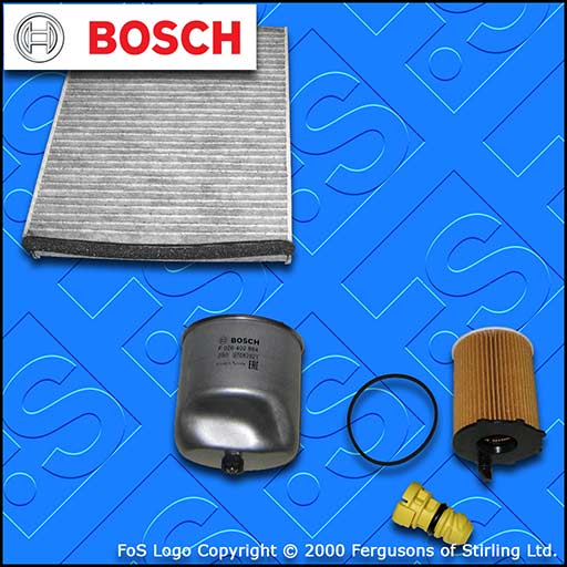 SERVICE KIT for FORD TRANSIT CONNECT 1.6 TDCI OIL FUEL CABIN FILTERS (2013-2016)