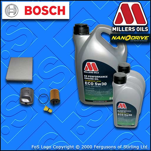 SERVICE KIT FORD TRANSIT CONNECT 1.6 TDCI OIL FUEL CABIN FILTER +OIL (2013-2016)