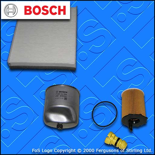 SERVICE KIT for FORD TRANSIT CONNECT 1.6 TDCI OIL FUEL CABIN FILTERS (2013-2016)