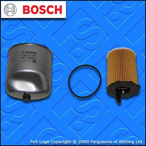 SERVICE KIT for FORD FOCUS MK3 1.6 TDCI BOSCH OIL FUEL FILTERS (2010-2017)