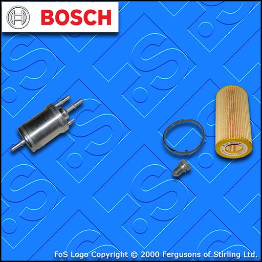 SERVICE KIT for SEAT LEON (1P) 2.0 TFSI BOSCH OIL FUEL FILTERS (2005-2012)