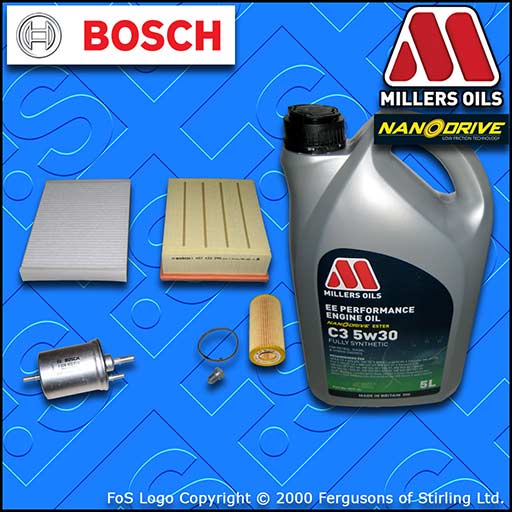 SERVICE KIT AUDI A4 (B7) 2.0 16V TFSI OIL AIR FUEL CABIN FILTER +OIL (2004-2008)