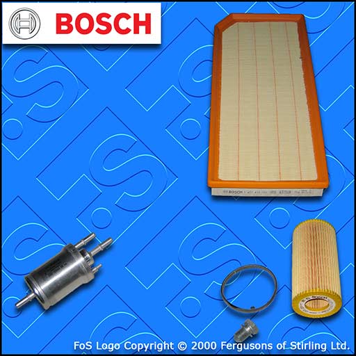 SERVICE KIT for SEAT LEON (1P) 2.0 TFSI BOSCH OIL AIR FUEL FILTERS (2005-2009)